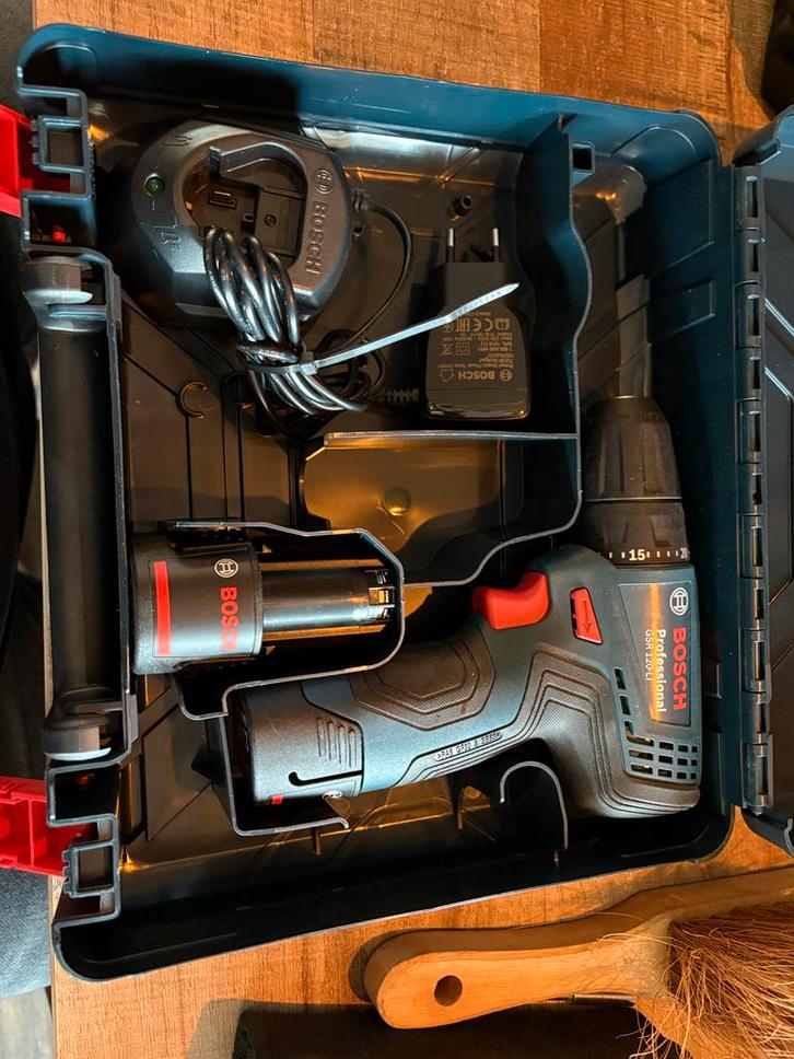 Tip !Bosch Professional GSR 120-LI Accu Schroefboormachine, Doe-het-zelf en Verbouw, Gereedschap | Boormachines, Nieuw, Boor- en Schroefmachine