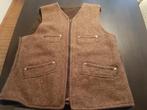 Vintage gilet 100%wol, Kleding | Heren, Bruin, Vintage, Ophalen of Verzenden, Zo goed als nieuw