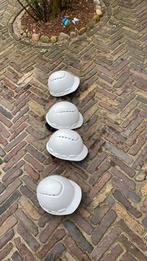 4 stuks Bouwhelm/veiligheidshelm 3M, wit, Ophalen of Verzenden, Zo goed als nieuw
