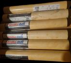 6 rollen zachgeel behang, Ophalen, Minder dan 10 m², Geel