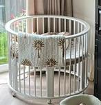 Ronde witte box met giraffe boxkleed, Ophalen, Gebruikt, Overige typen