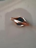 Gouden ring met steen, Gebruikt, Ophalen of Verzenden, 17 tot 18, Met edelsteen