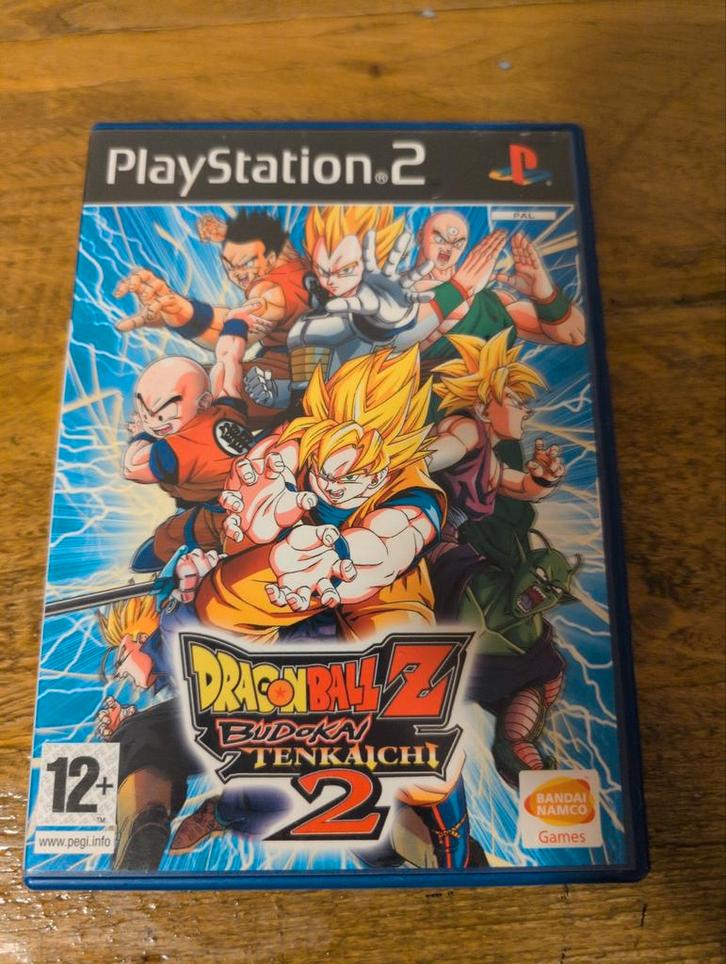 Dragon Ball Z: Budokai Tenkaichi 2 - PS2, Spelcomputers en Games, Games | Sony PlayStation 2, Gebruikt, Vechten, 2 spelers, Vanaf 12 jaar