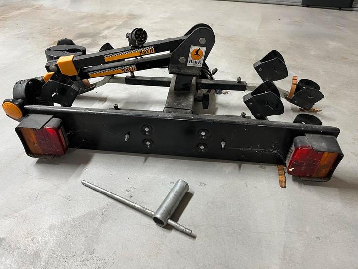 Fietsendrager voor 2 fietsen, Auto diversen, Fietsendragers, Gebruikt, Trekhaakdrager, 2 fietsen, Ophalen