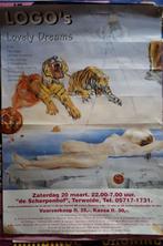 Houseparty poster 90's Terwolde Logo's Lovely Dreams, Verzamelen, Ophalen of Verzenden, Gebruikt, Rechthoekig Staand, Muziek