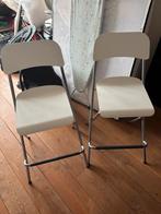 Barstoelen., 2 krukken, Ophalen, Gebruikt