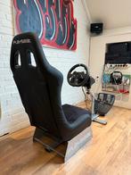 Logitech G920 Racestuur met Playseat, Spelcomputers en Games, Spelcomputers | Xbox | Accessoires, Ophalen, Zo goed als nieuw, Stuurtje of Sportattribuut