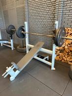 Incline benchpress gym80 zilver, Ophalen, Zo goed als nieuw