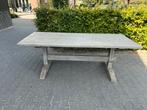 Hoffz Landelijke Eettafel 219x94, Huis en Inrichting, Ophalen, Gebruikt, Teakhout, 200 cm of meer