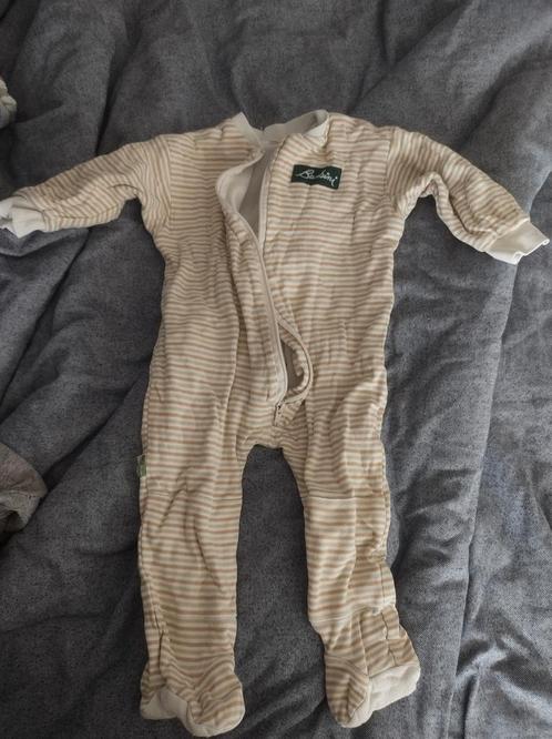 Mooie slaap onesie bio katoen met voetjes., Kinderen en Baby's, Dekens, Slaapzakjes en Inbakerproducten, Gebruikt, Slaapzak, 70 tot 85 cm