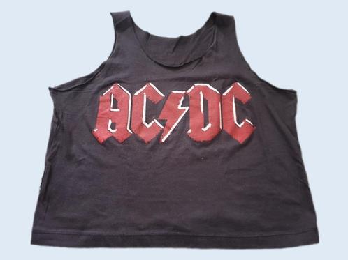 Antraciet cropped top ACDC maat S ~ RK0002, Kleding | Dames, Tops, Gedragen, Maat 36 (S), Grijs, Zonder mouw, Ophalen of Verzenden
