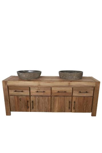 2 meter teak badkamermeubel beschikbaar voor biedingen