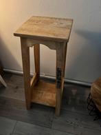 Houten Planttafel 80 hoog 28cm plateau, Ophalen, Gebruikt