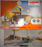 Marklin MyWorld kraanbedrijf past goed bij de dieseltreinset, Gelijkstroom, Brug, Tunnel of Gebouw, Ophalen of Verzenden, Zo goed als nieuw