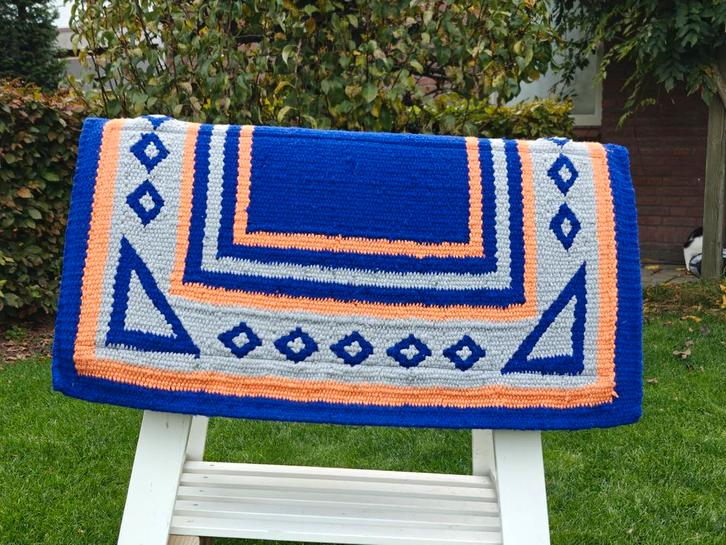 2in1 western showblanket en pad, Dieren en Toebehoren, Paarden en Pony's | Dekens en Dekjes, Nieuw, Ophalen of Verzenden