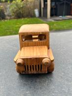 Houten Jeep - Handgemaakt Speelgoed, Ophalen, Gebruikt, Rij- of Hobbelspeelgoed