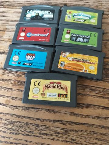 Gameboy spellen 2 oa downforce 4- prehistorik man 4- beschikbaar voor biedingen