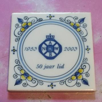 Makkums tegeltje – 50 jaar lid ANWB 2003 beschikbaar voor biedingen