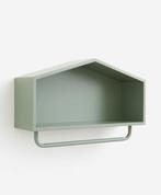 Wandkast huisvormig wandrek met kapstok, Ophalen, Kast