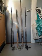 Partij hengels molens Shimano o.a exage 1000 en aero enz enz, Ophalen, Gebruikt, Overige typen