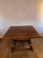 Antieke eikenhouten tafel, Huis en Inrichting, 100 tot 150 cm, 100 tot 150 cm, Gebruikt, Rechthoekig