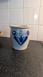 Antieke Gres Zoutpot - 15cm, Antiek en Kunst, Antiek | Keramiek en Aardewerk, Ophalen of Verzenden