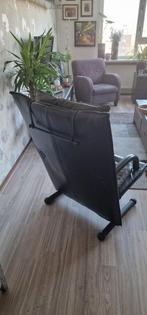 Artflex T-line stoel leder zwart, Huis en Inrichting, Fauteuils, Design, Gebruikt, Ophalen, Stof