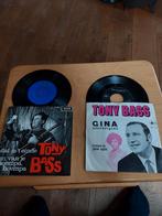 2 singeltjes Tony Bass Gina Lollobrigida en dat is t einde, Cd's en Dvd's, Vinyl Singles, Nederlandstalig, Gebruikt, Ophalen of Verzenden