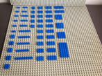 Lego blauw, 52x platte basisstenen, plaatjes, diverse maten, Ophalen of Verzenden, Lego, Zo goed als nieuw, Losse stenen