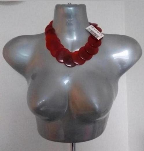 Manouk - ketting met overlappende schijfjes, Sieraden, Tassen en Uiterlijk, Kettingen, Nieuw, Overige materialen, Overige kleuren