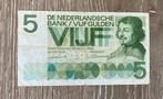 Zeer zeldzame 5 gulden biljet 1966 Vondel (5ZT086978), Postzegels en Munten, Bankbiljetten | Nederland, Ophalen, 5 gulden, Los biljet