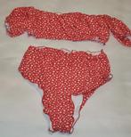 bikiniset met bloemenrand Ditsy bardot, Kleding | Dames, Badmode en Zwemkleding, Ophalen of Verzenden, Zo goed als nieuw, Bikini