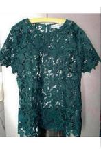 Kanten Top Kim strijd maat xs groen, Kleding | Dames, Ophalen of Verzenden, Zo goed als nieuw, Maat 34 (XS) of kleiner, Groen