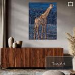 Nachtwacht over de Steppe | TasjArt | Werk aan de Muur, Huis en Inrichting, Woonaccessoires | Schilderijen, Tekeningen en Foto's