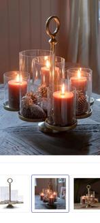 RM Lisbon kandelaar voor meerdere kaarsen, 25 tot 50 cm, Ophalen of Verzenden, Zo goed als nieuw, Metaal