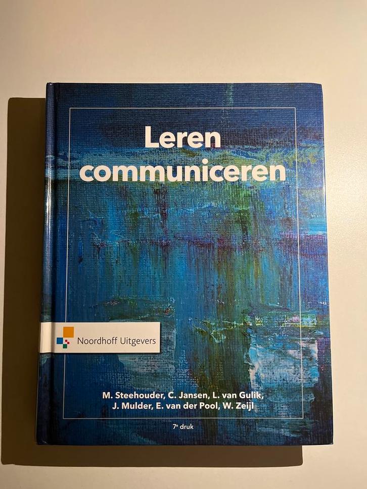 Leren Communiceren - Steehouder (7e druk), Boeken, Studieboeken en Cursussen, Zo goed als nieuw, HBO, Gamma, Verzenden