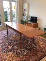 Grote jaren 60 eettafel teak, Deens, Huis en Inrichting, Tafels | Eettafels, 200 cm of meer, Deens, jaren 60, Teakhout, Rechthoekig