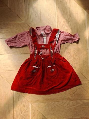 Alpen jurkje met blouse mt 68-92 (Carnaval) beschikbaar voor biedingen