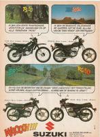 Retro reclame 1981 Suzuki brommer TS50 ZR50SL, Verzenden, Overige typen