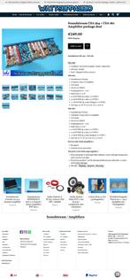 Soundstream USA 364 + USA 180 versterker set USA vlag print, Auto diversen, Autospeakers, Gebruikt, ., Ophalen of Verzenden, SOUNDSTREAM