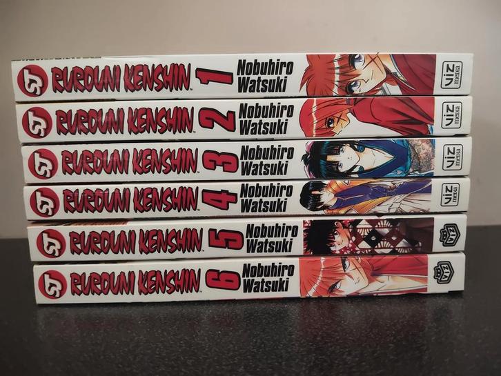 Rurouni Kenshin Manga Volumes 1-6, Boeken, Stripboeken, Gelezen, Meerdere stripboeken, Ophalen of Verzenden