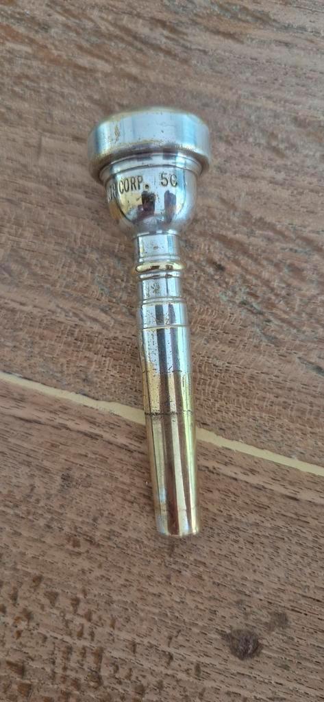 Vincent Bach CORP. 5C trompet mondstuk, Muziek en Instrumenten, Blaasinstrumenten | Trompetten, Gebruikt, Bes-trompet, Ophalen of Verzenden