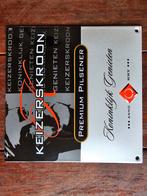 Emaille bord keizerskroon bier, Ophalen of Verzenden, Reclamebord