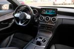 Mercedes-Benz C-klasse Estate 300 e AMG-Line, Laserlight, Sf, Auto's, Mercedes-Benz, Gebruikt, Zwart, Leder en Stof, Wit