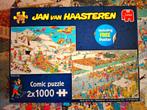 Jan van Haasteren, 1000 en 2x 1000 stukjes, Hobby en Vrije tijd, Denksport en Puzzels, Ophalen of Verzenden, 500 t/m 1500 stukjes