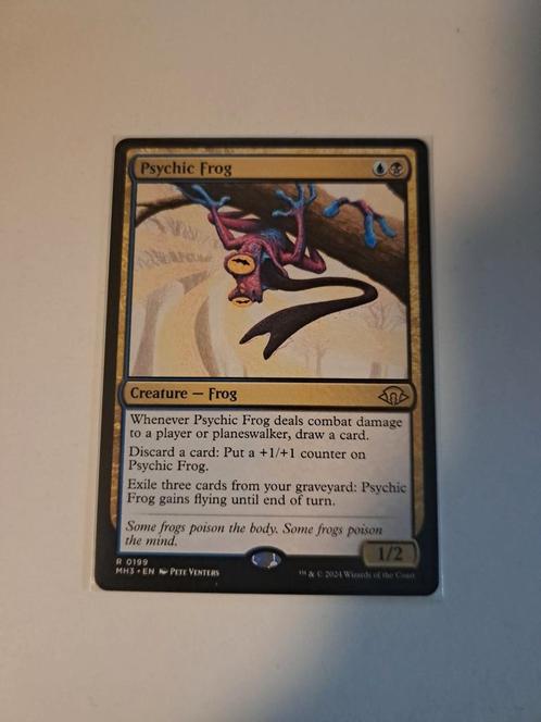 Psychic Frog, Hobby en Vrije tijd, Verzamelkaartspellen | Magic the Gathering, Zo goed als nieuw, Losse kaart, Ophalen of Verzenden