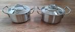 Nieuwr professionele pannetjes rvs., Huis en Inrichting, Keuken | Potten en Pannen, Ophalen of Verzenden, Nieuw, Rvs