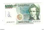italy 5000 lire 1985 111c, Postzegels en Munten, Bankbiljetten | Europa | Niet-Eurobiljetten, Verzenden, Italië, Los biljet