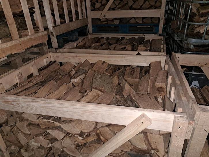 Gedroogd haardhout, eiken., Tuin en Terras, Haardhout, Blokken, Eikenhout, 6 m³ of meer, Ophalen of Verzenden