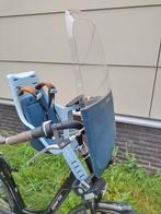 Bobike fietszitje, fietsstoeltje, blauw met bruine accenten, Ophalen, 15 t/m 36 kg, Voorzitje, Bobike